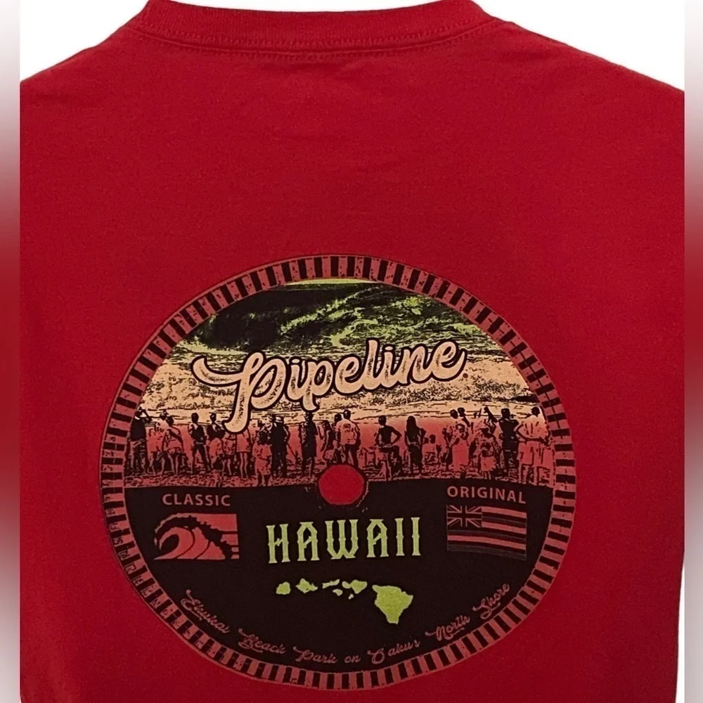 PIPELINE Hawaii Surf Tee Shirt Men M Medium - Picture 4 of 6